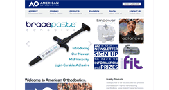 Desktop Screenshot of americanortho.com